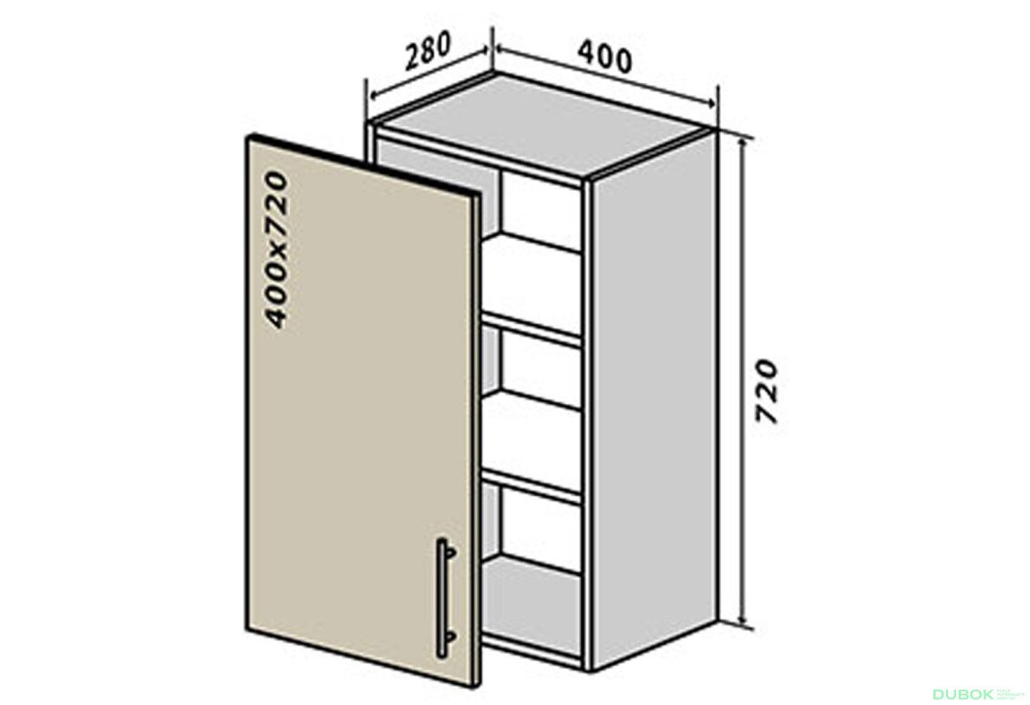 V3 Skříňka 1D 40 Prajm / Prime