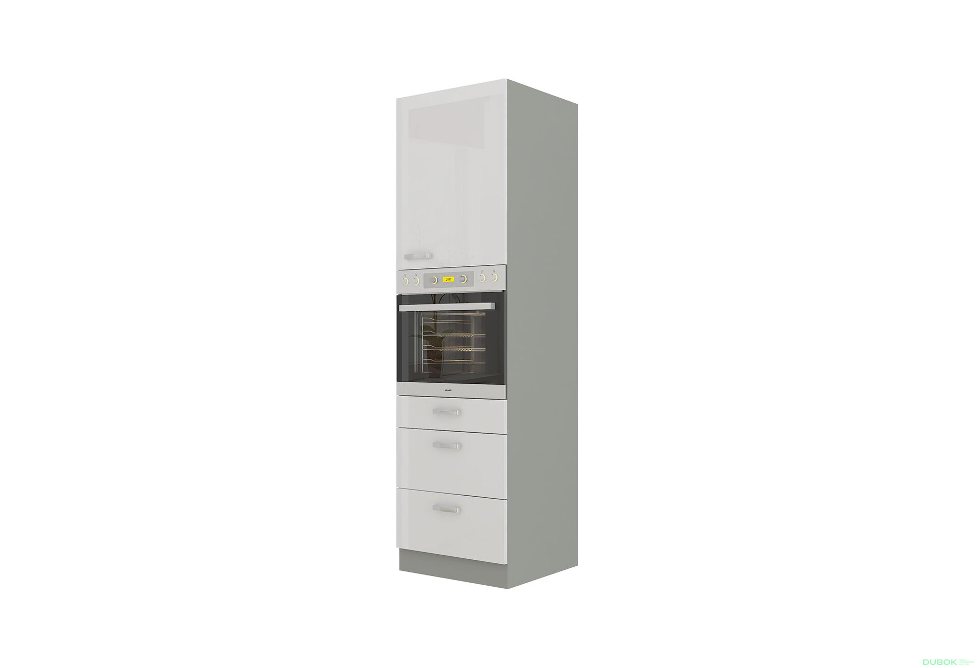 Obrázek 1 - 60 DPS-210 3S 1F premium box Bianca šedý platinový / bílý lesk