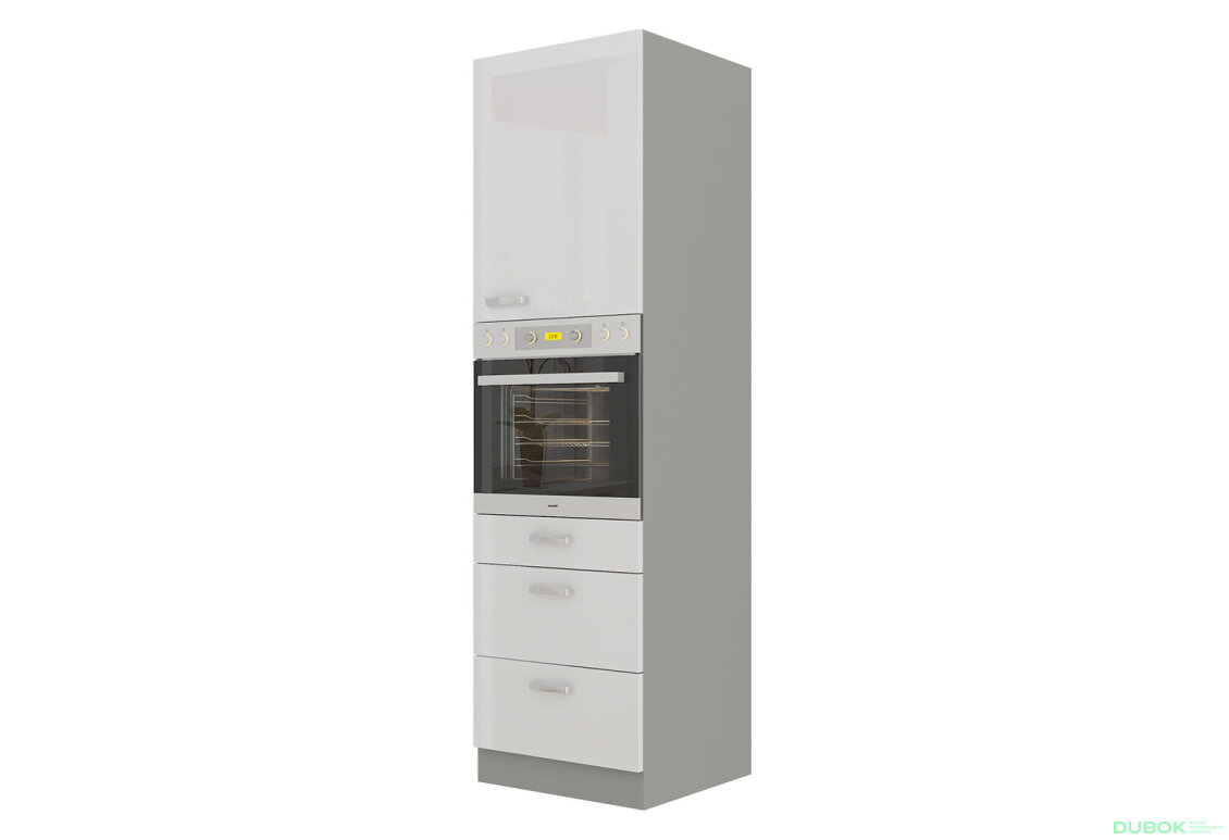 60 DPS-210 3S 1F premium box Bianca šedý platinový / bílý lesk
