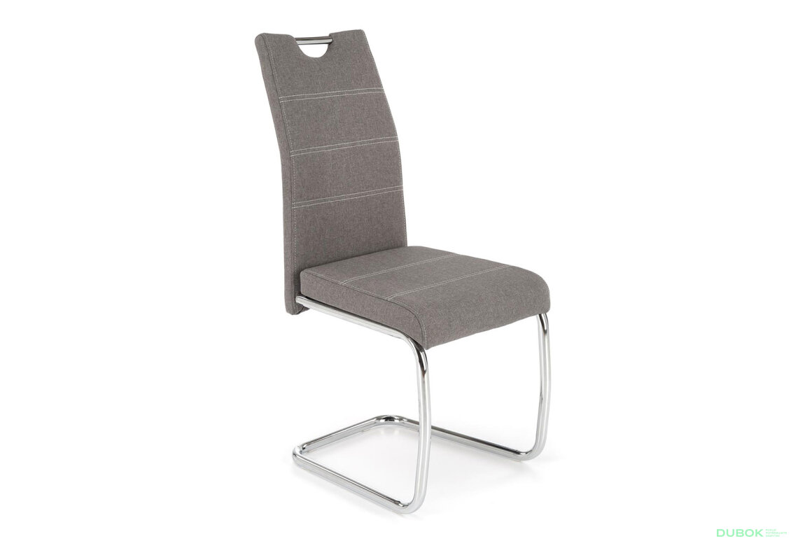 Obrázek 4 - Židle K349 chrom, tkanina popel