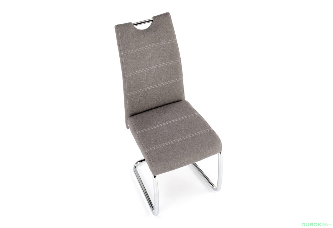 Obrázek 8 - Židle K349 chrom, tkanina popel