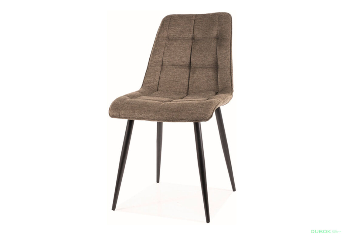 Židle Chic Brego 77 olivový, černý kov