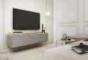 Obrázek 2 - TV stolek RTV 135 MDF šedý Oro