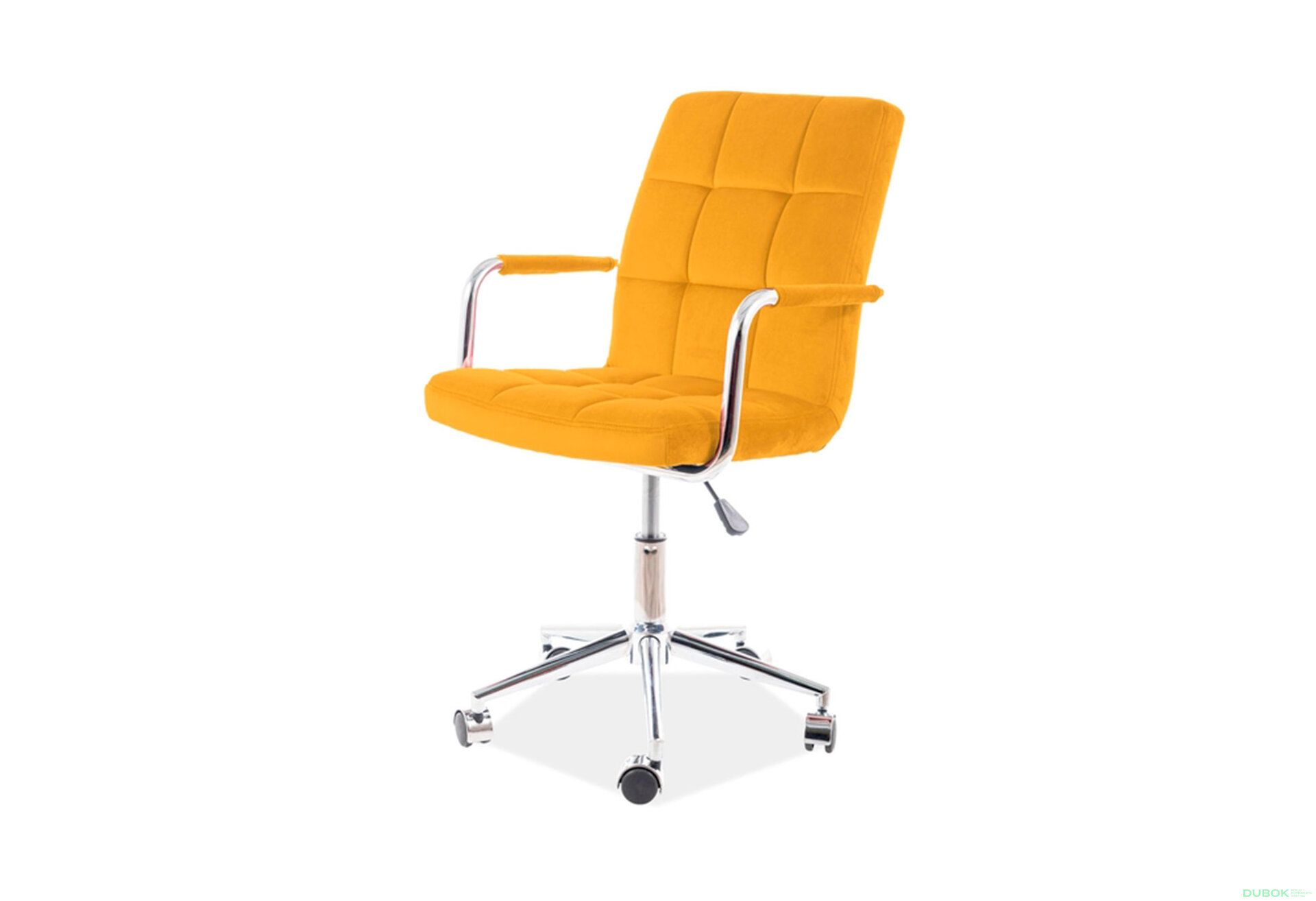 Obrázek 1 - Otočné křeslo Q-022 Velvet, kari Bluvel 68