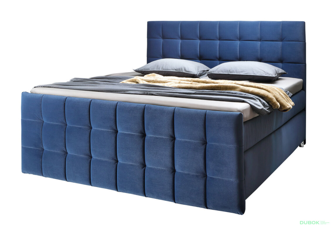 Postel Imperia 180x200 s roštem Matt Velvet 79 Davis, Elastic-Top 6 cm