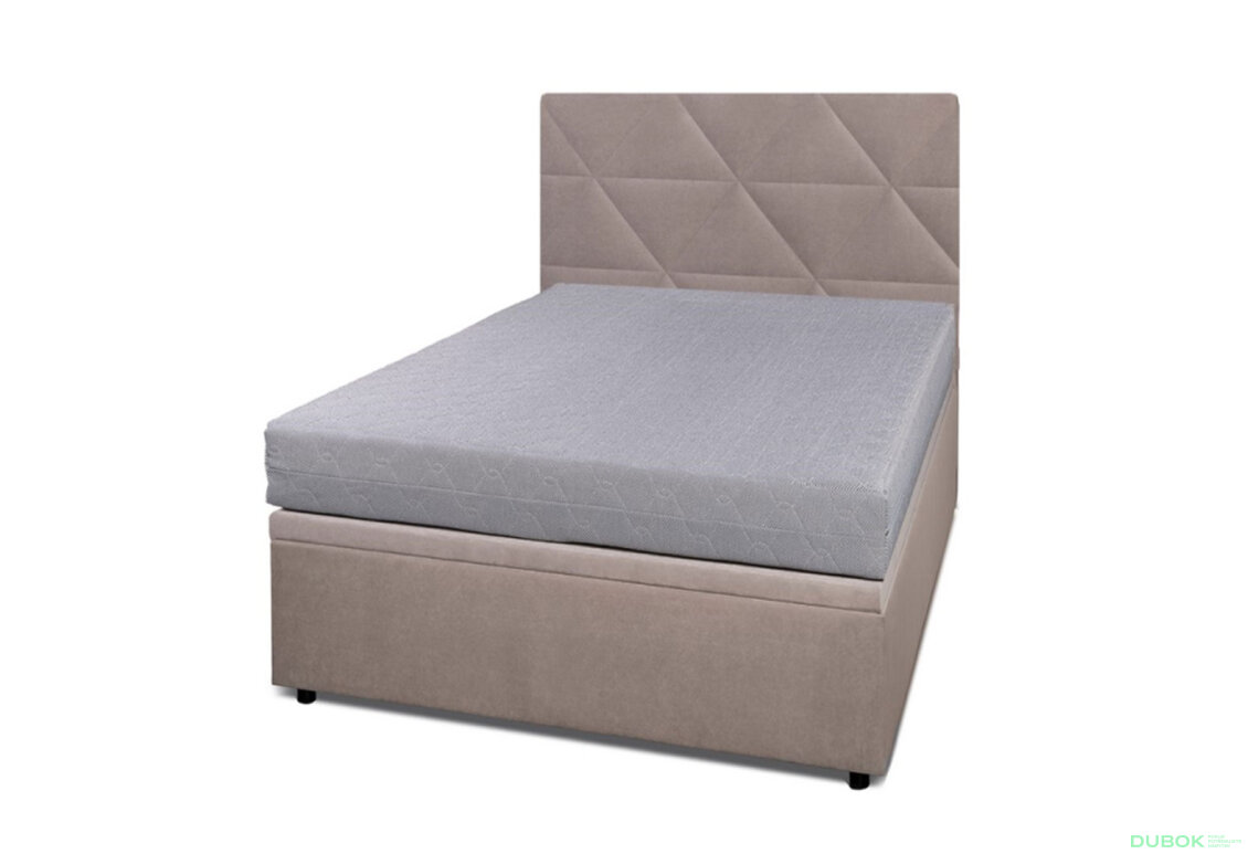 Obrázek 3 - Postel Fro Caro 120x200 s roštem, úložným prostorem Mono 233, béž