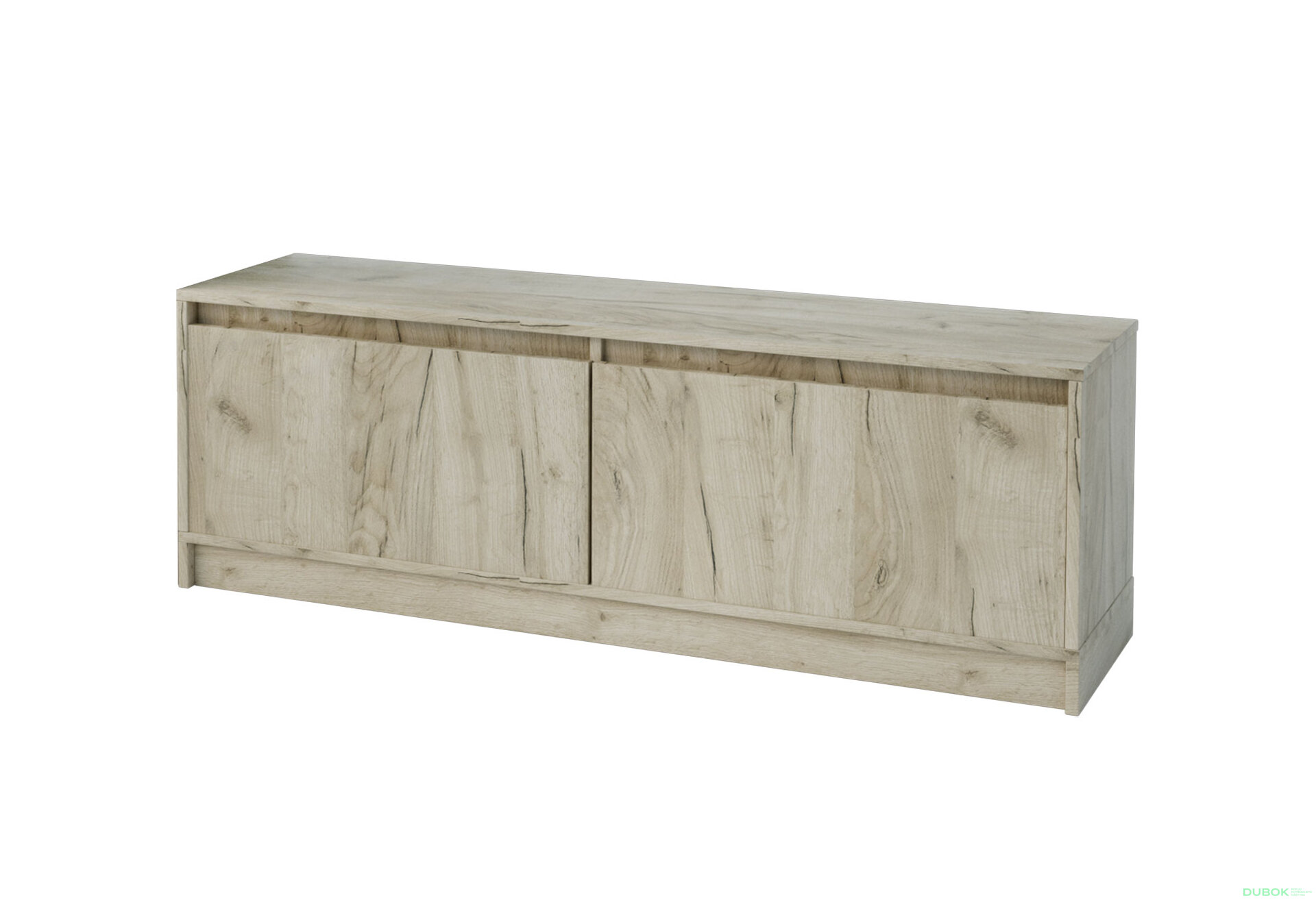 Obrázek 1 - Botník Sara 120x45x33 cm Dub kraft šedý