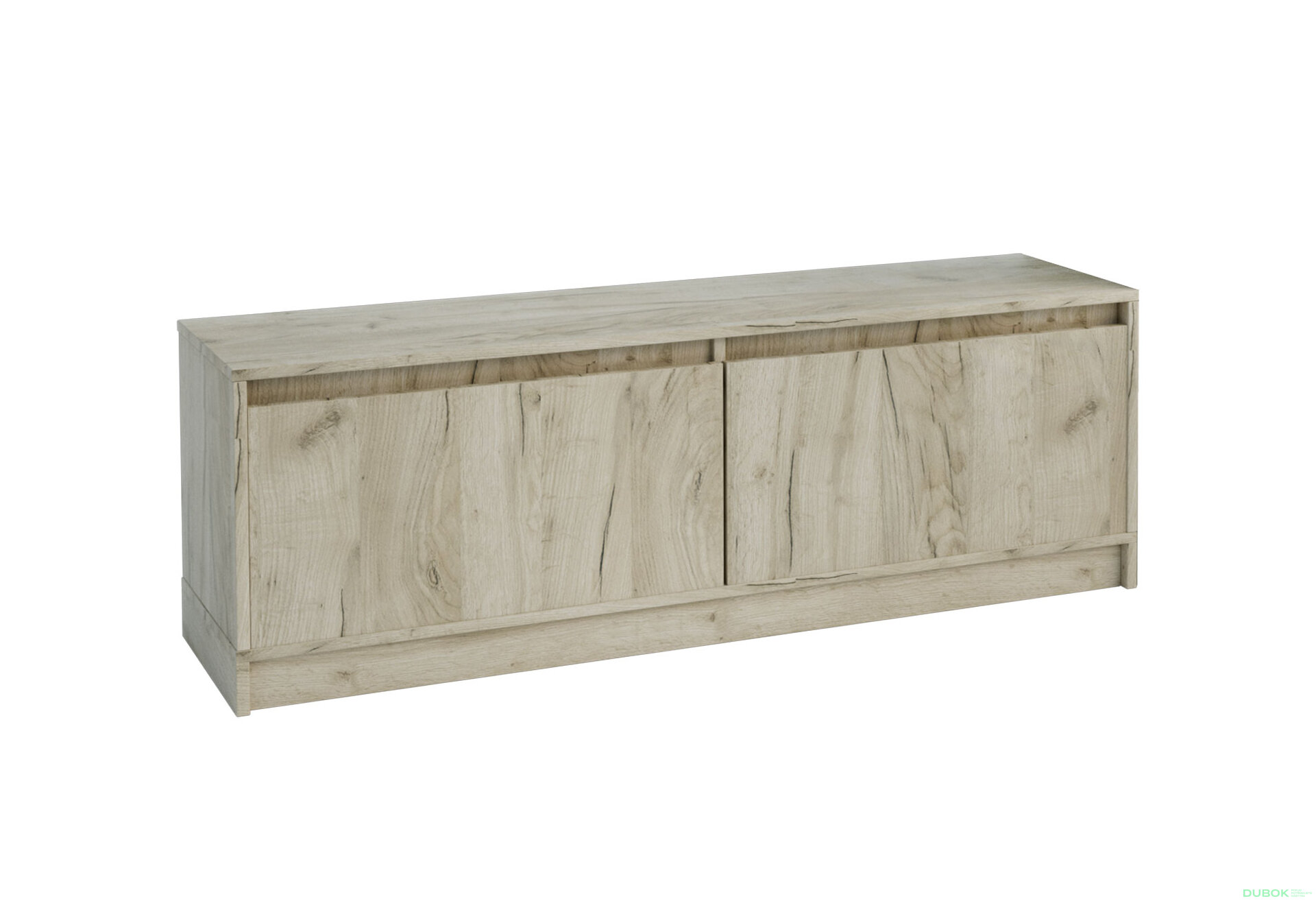 Obrázek 2 - Botník Sara 120x45x33 cm Dub kraft šedý