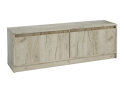 Obrázek 2 - Botník Sara 120x45x33 cm Dub kraft šedý