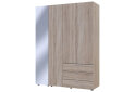 Obrázek 3 - Skříň čtyřdveřová se zrcadlem Gelar 155.2 cm Dub sonoma