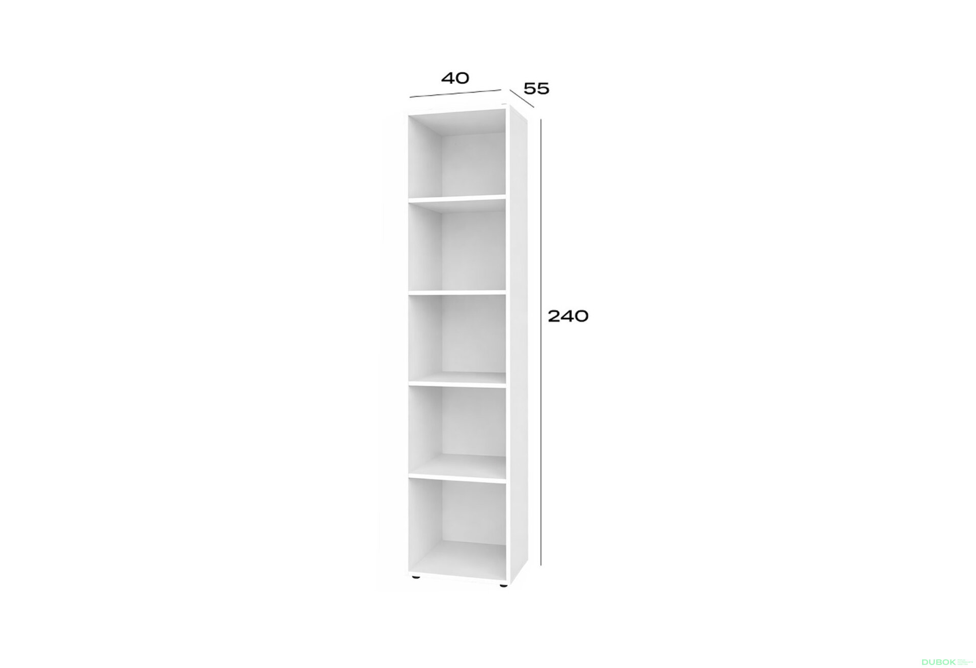 Obrázek 2 - Korpus modul 3 (h-2400*400) nymphaea alba Space