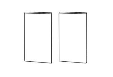 Obrázek Fasáda 60VS Sušák 2dv 720mm Vintage Pro Blum+GTV