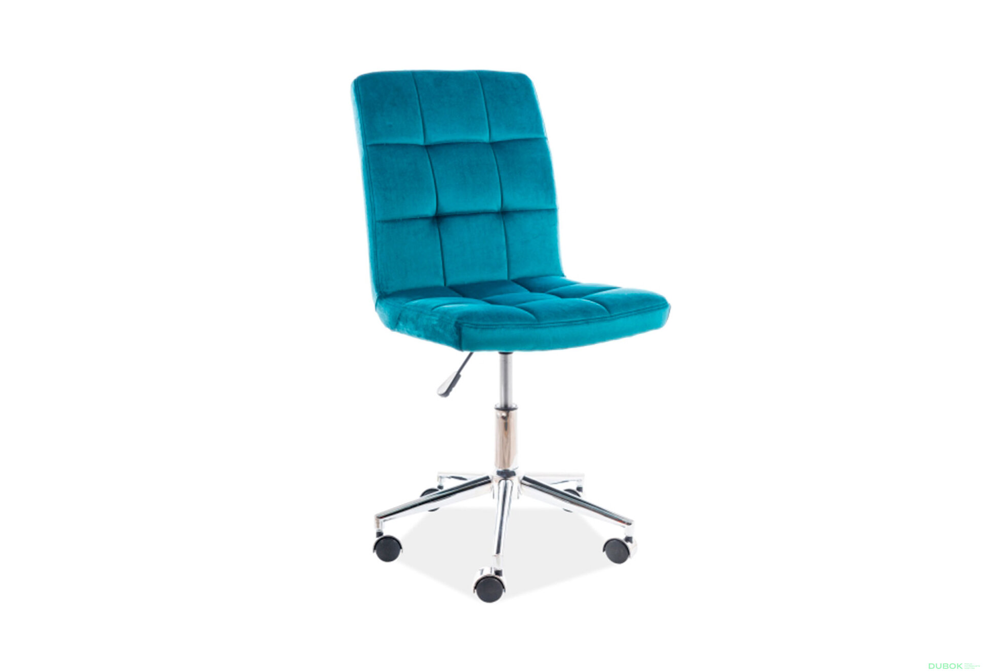 Obrázek 2 - Otočné křeslo Q-020 Velvet, tyrkysový Bluvel 85