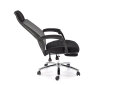 Obrázek 9 - Otočné křeslo Freeman s podnožkou černý / šedý