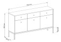 Obrázek 9 - Komoda MKSZ154 Mono pískově béž