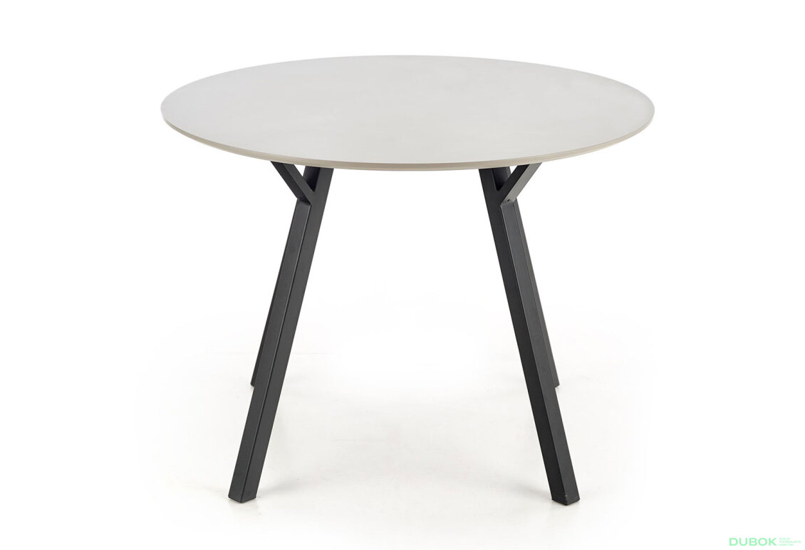 Obrázek 2 - Kulatý stůl Balrog černý / světlý popel
