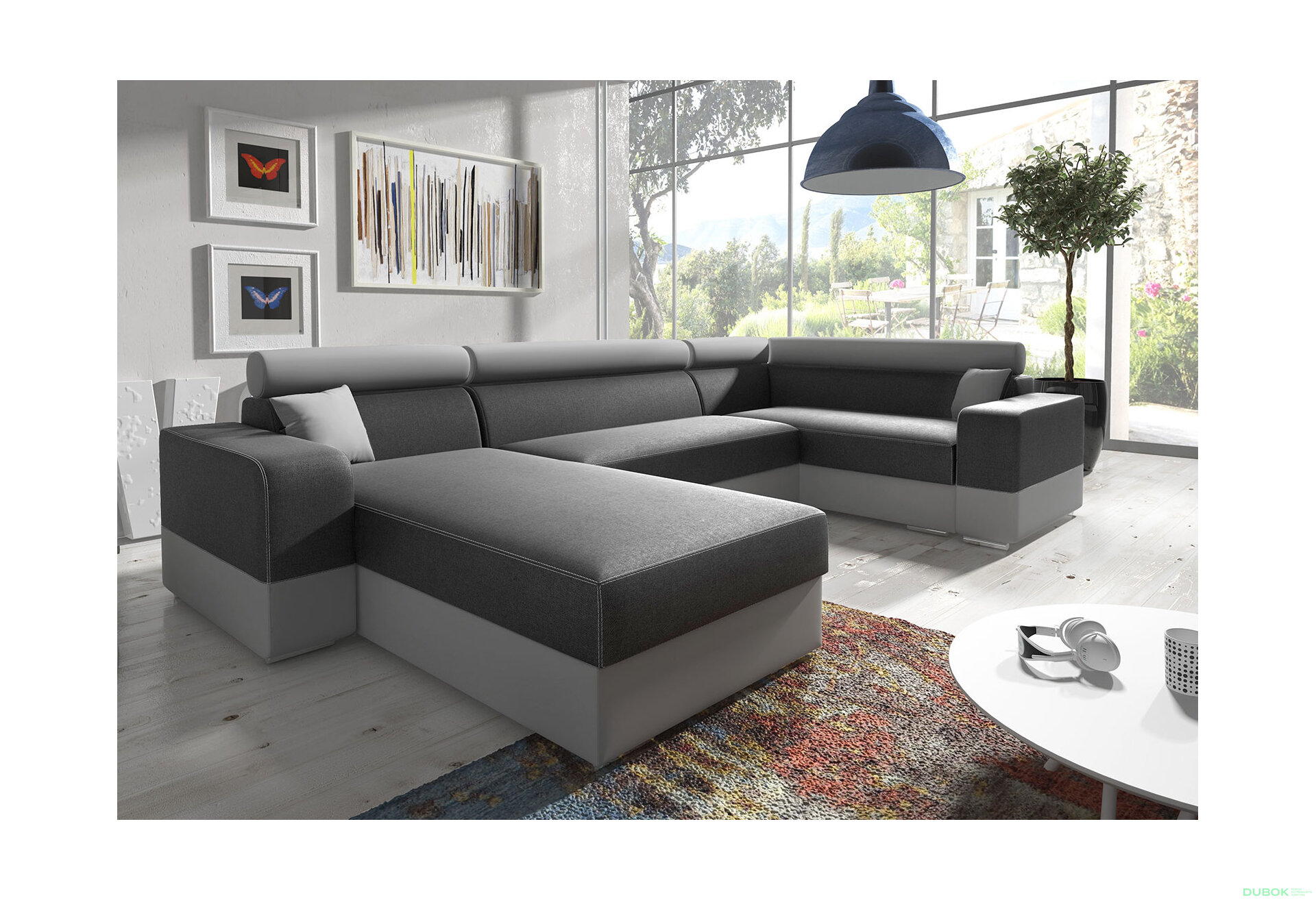 Obrázek 2 - Sedací souprava Infinity super Bahama 35 + Bahama 31 / typ L