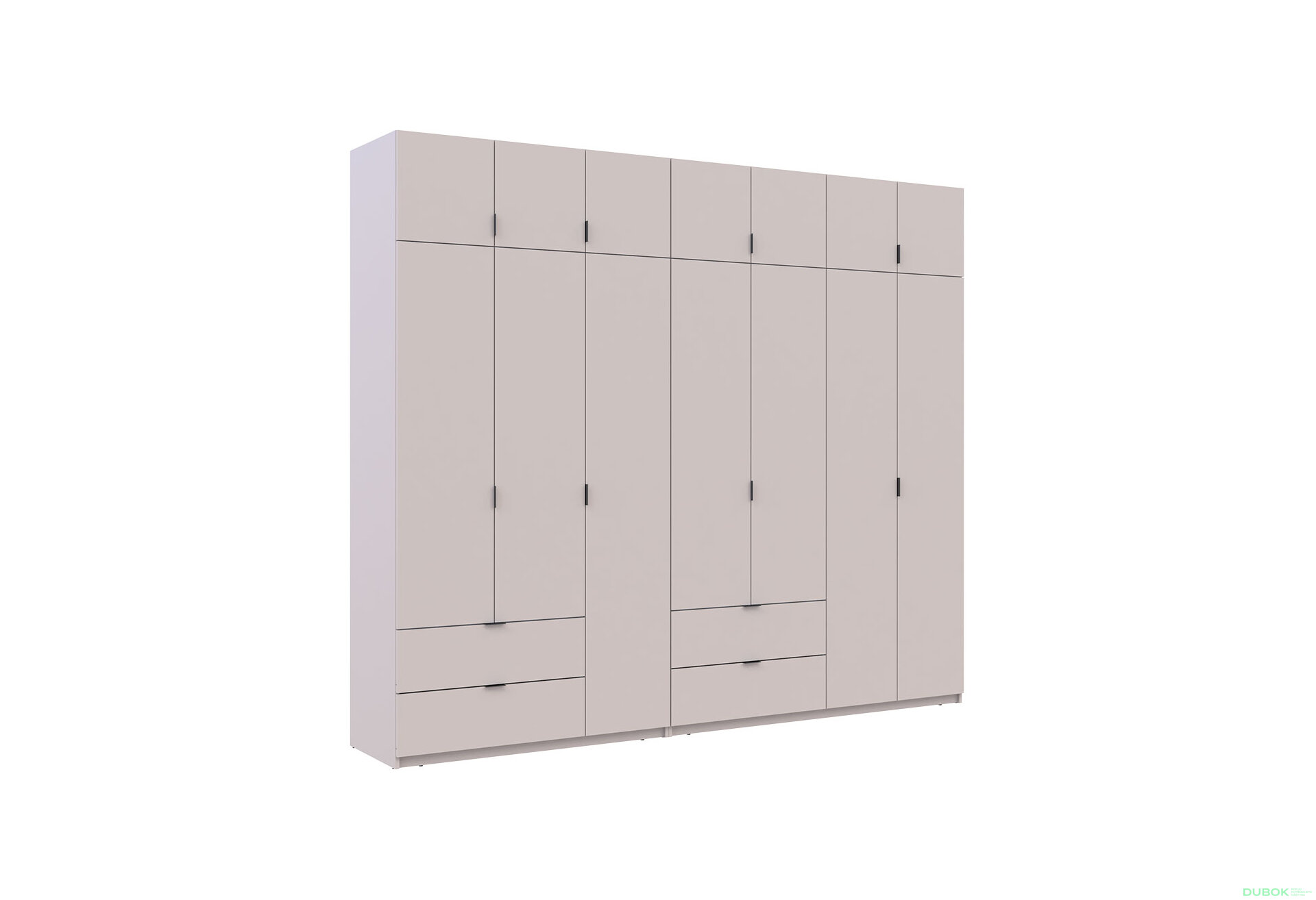 Obrázek 3 - Skříň Lukas 3+4 DT 280 kašmír