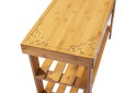 Obrázek 6 - Skříňka s sedátkem na boty bambusová