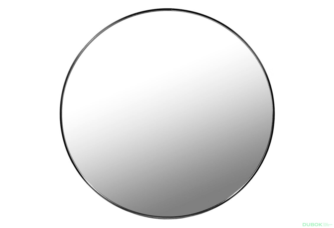 Zrcadlo 60 cm černý rám