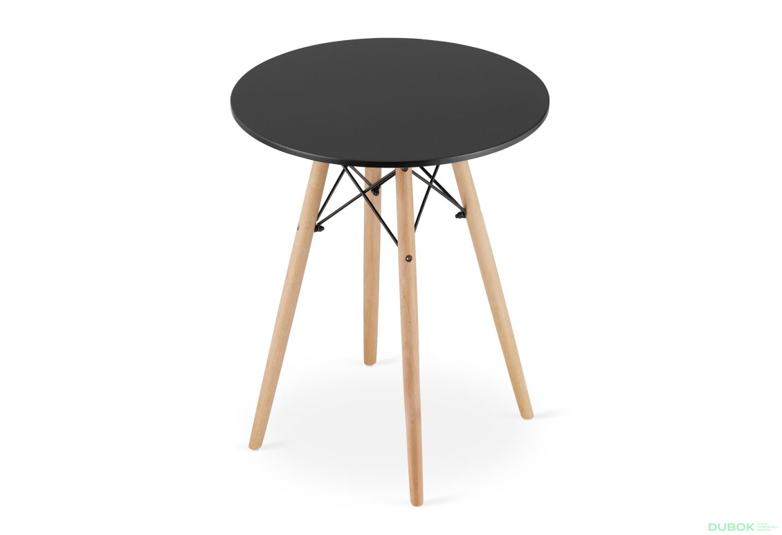 Obrázek 4 - Stůl TODI Kulatý 60cm - černý