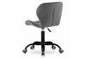 Obrázek 5 - Otočná židle NOTO samet - tmavě šedé