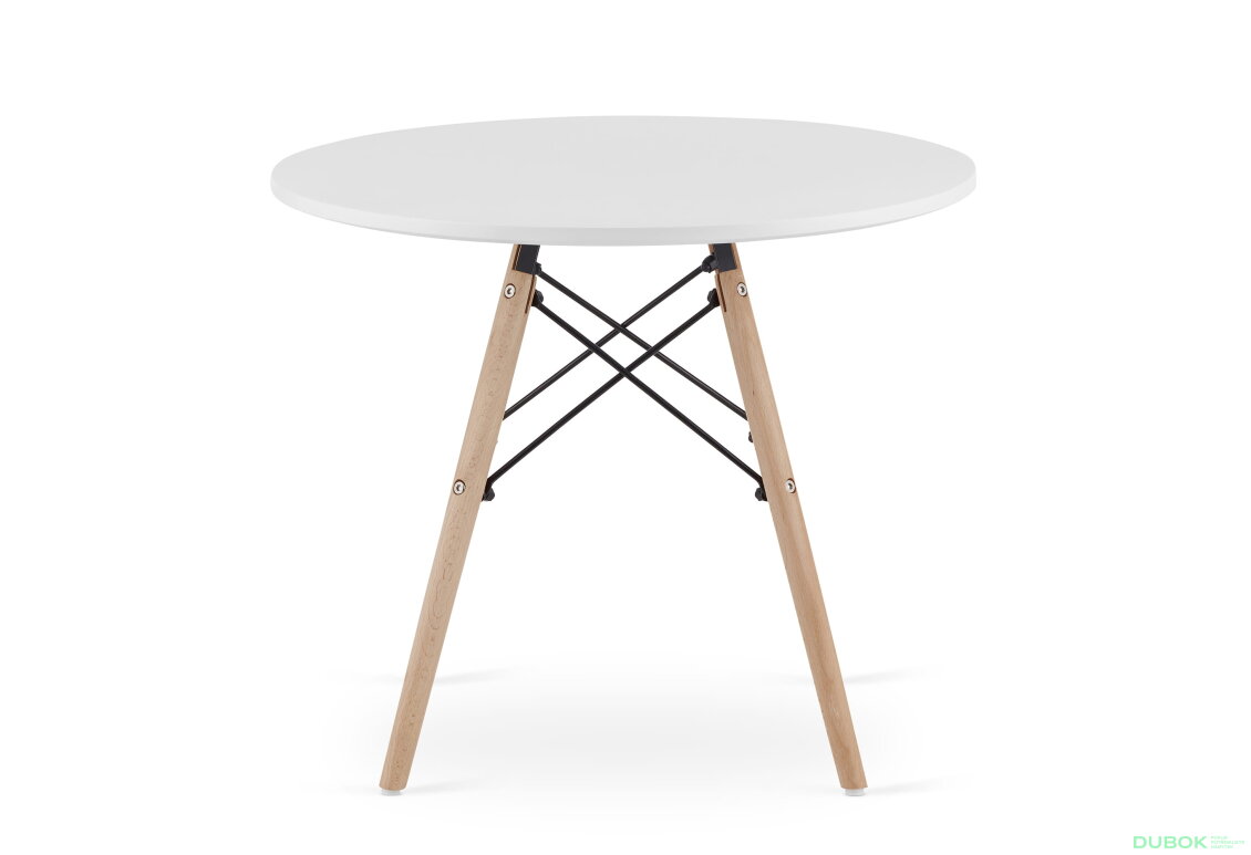 Obrázek 2 - Stůl MAKSI Kulatý 60cm - bílý