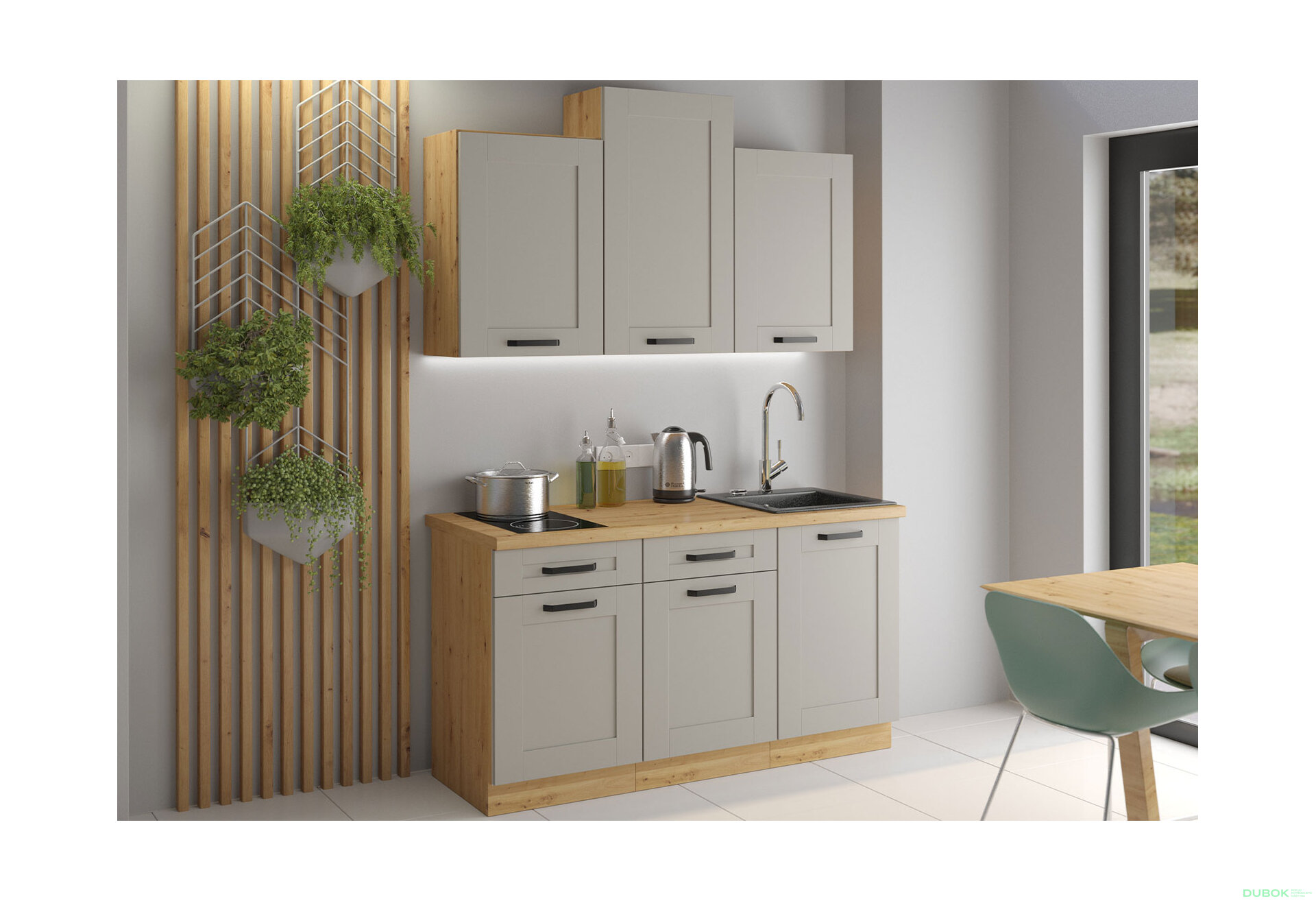 Obrázek 4 - Modulární kuchyně Luna artisan / clay grey
