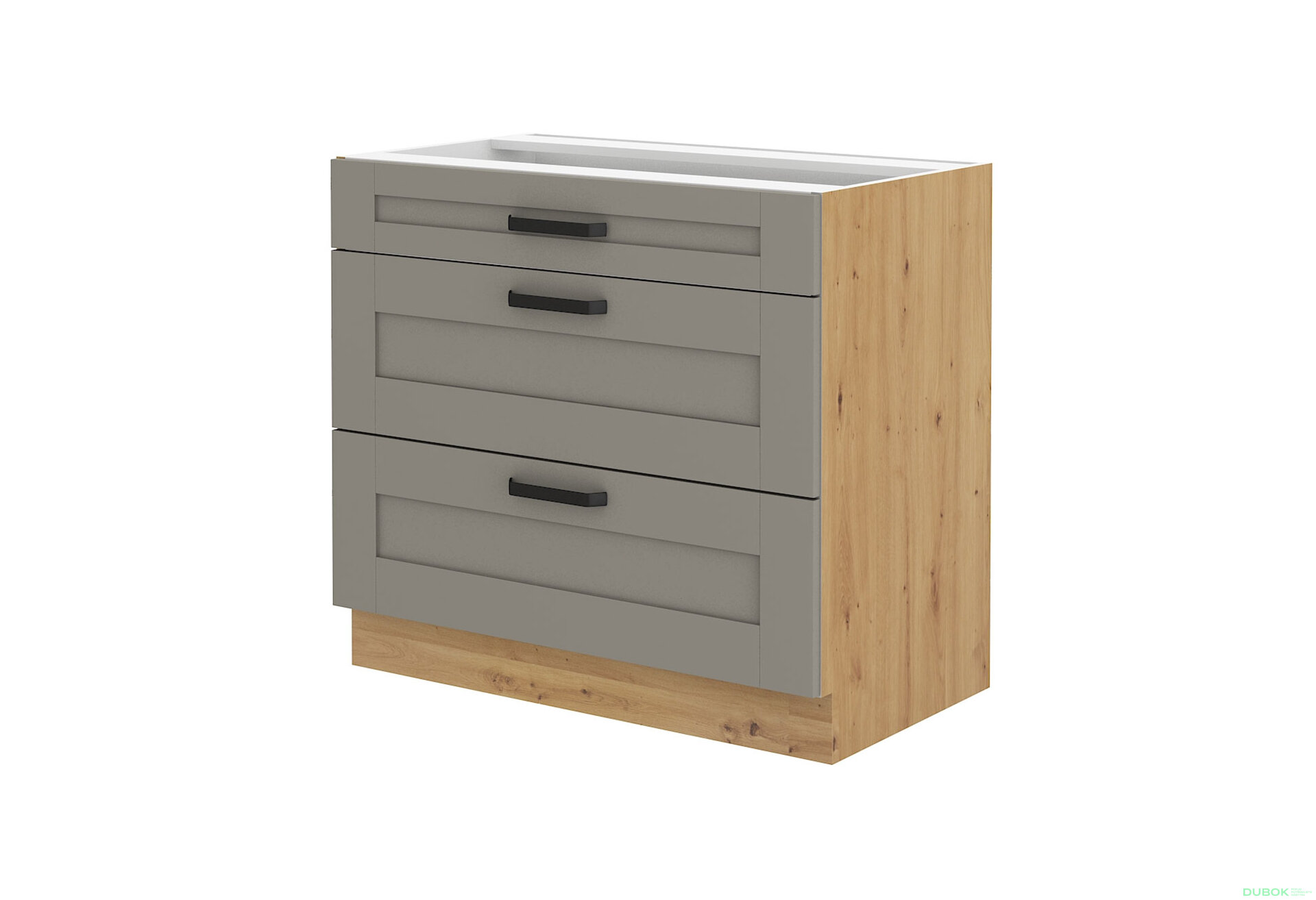 Obrázek 4594 - Kuchyňská sestava 1.2+2.4 m Luna artisan / clay grey
