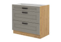 Obrázek 4594 - Kuchyňská sestava 1.2+2.4 m Luna artisan / clay grey