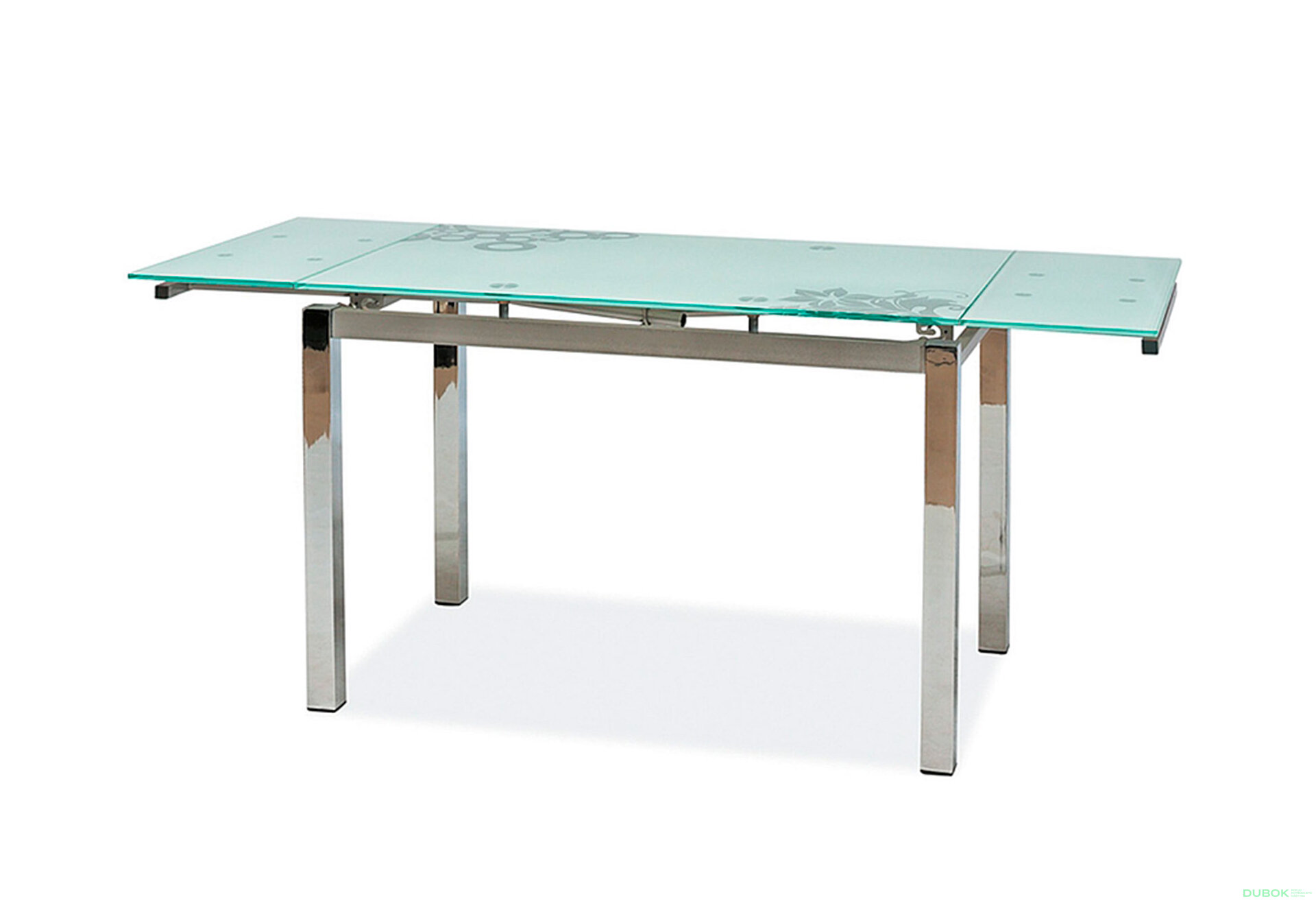 Obrázek 1 - Stůl GD-017 110(170)x74 bílý / chrom