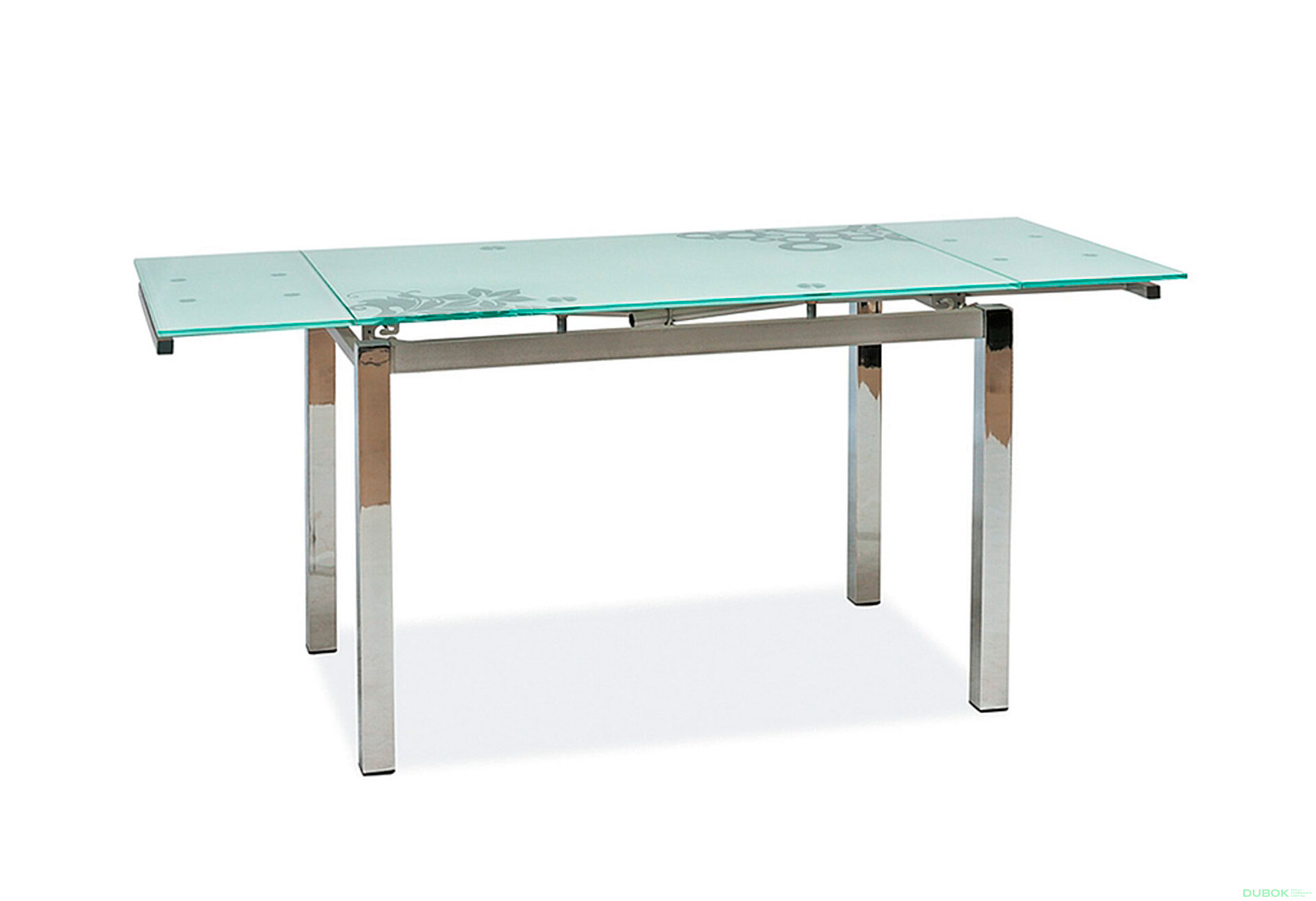 Obrázek 2 - Stůl GD-017 110(170)x74 bílý / chrom