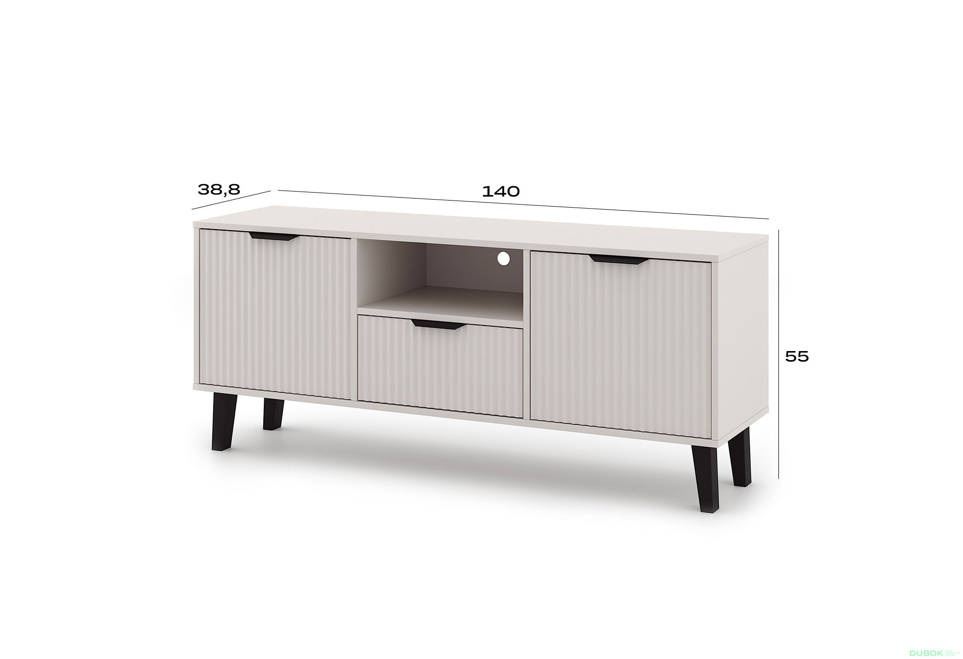 Obrázek 5 - TV stolek Borg Duo 2d1s kašmír