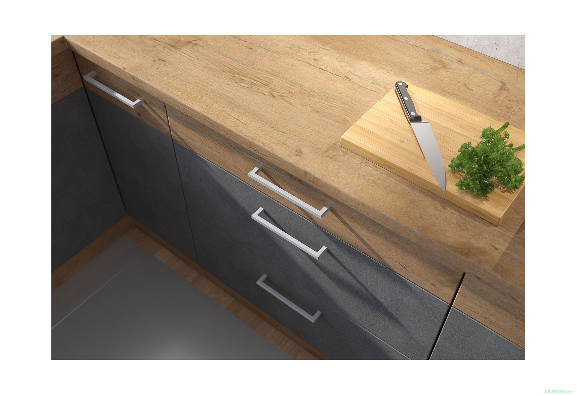 Obrázek 4 - Pracovní deska Dub Lancelot 300x60x0.28 cm Storaz-Lempert