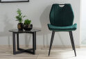 Obrázek 7 - Židle Arco Velvet zelený Bluvel 78, matná černá kov