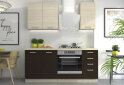 Obrázek 7 - Modulární kuchyně Chamonix dub ferrara / tmavé legno