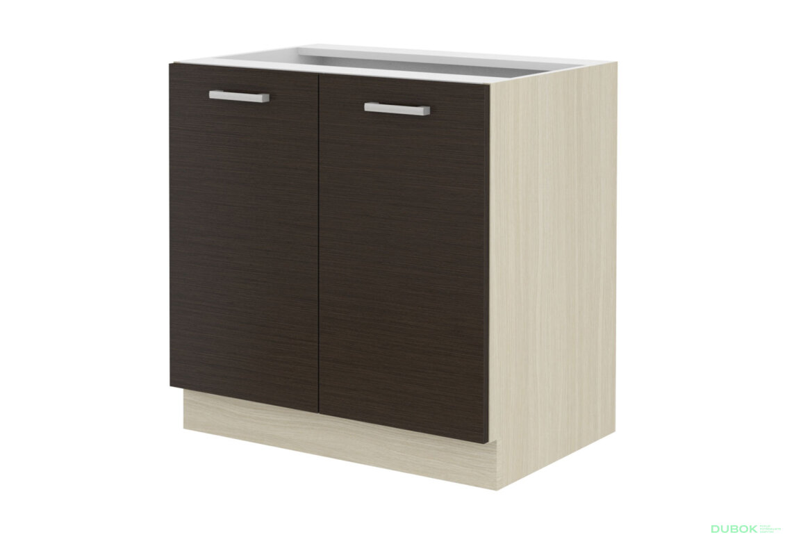 Obrázek 4845 - Kuchyňská sestava 2.7x1.8 m Chamonix dub ferrara / tmavé legno