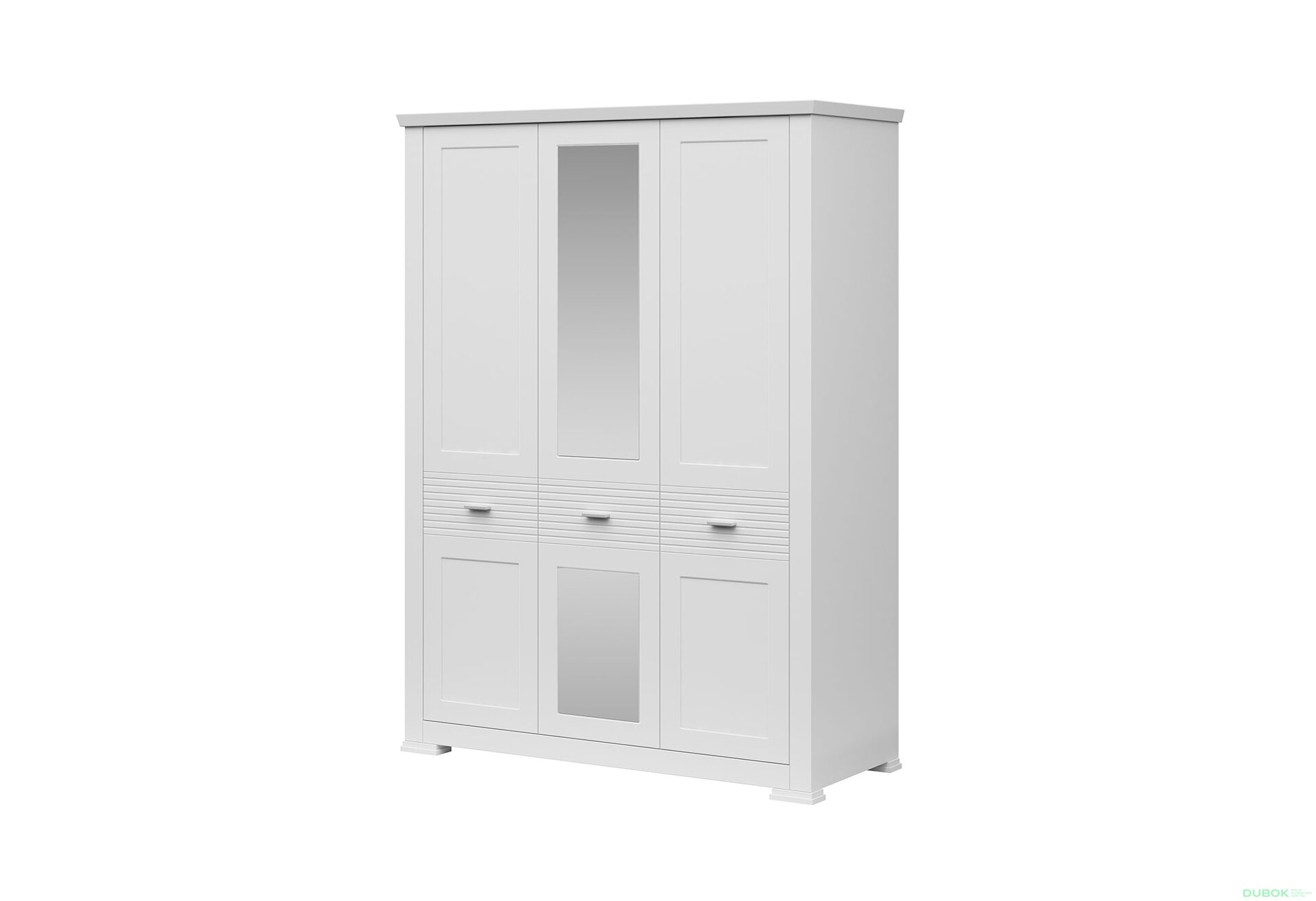 Obrázek 1 - Skříň se zrcadlem 3d bílý Agnes