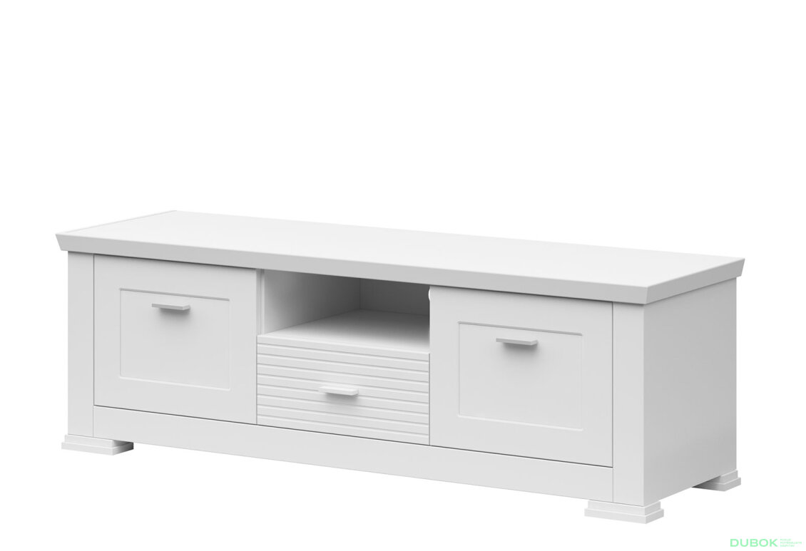 TV stolek 2d1s/150 bílý Agnes