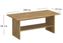 Obrázek 2 - Konferenční stolek 120 dub artisan Ayson