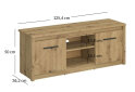 Obrázek 3 - TV stolek 2d/125 dub artisan Ayson