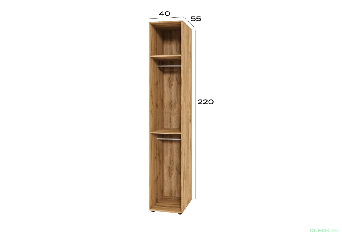 Obrázek 2 - Korpus modul 2 (h-2200*400) dub apalačský Space