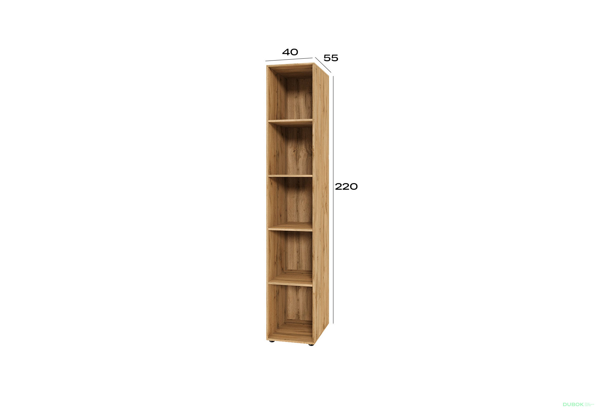 Obrázek 2 - Korpus modul 3 (h-2200*400) dub apalačský Space