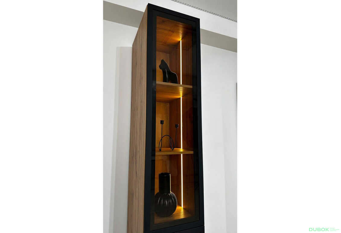 Obrázek 10 - Modul s osvětlením (v-2200*400) dub apalačský Space