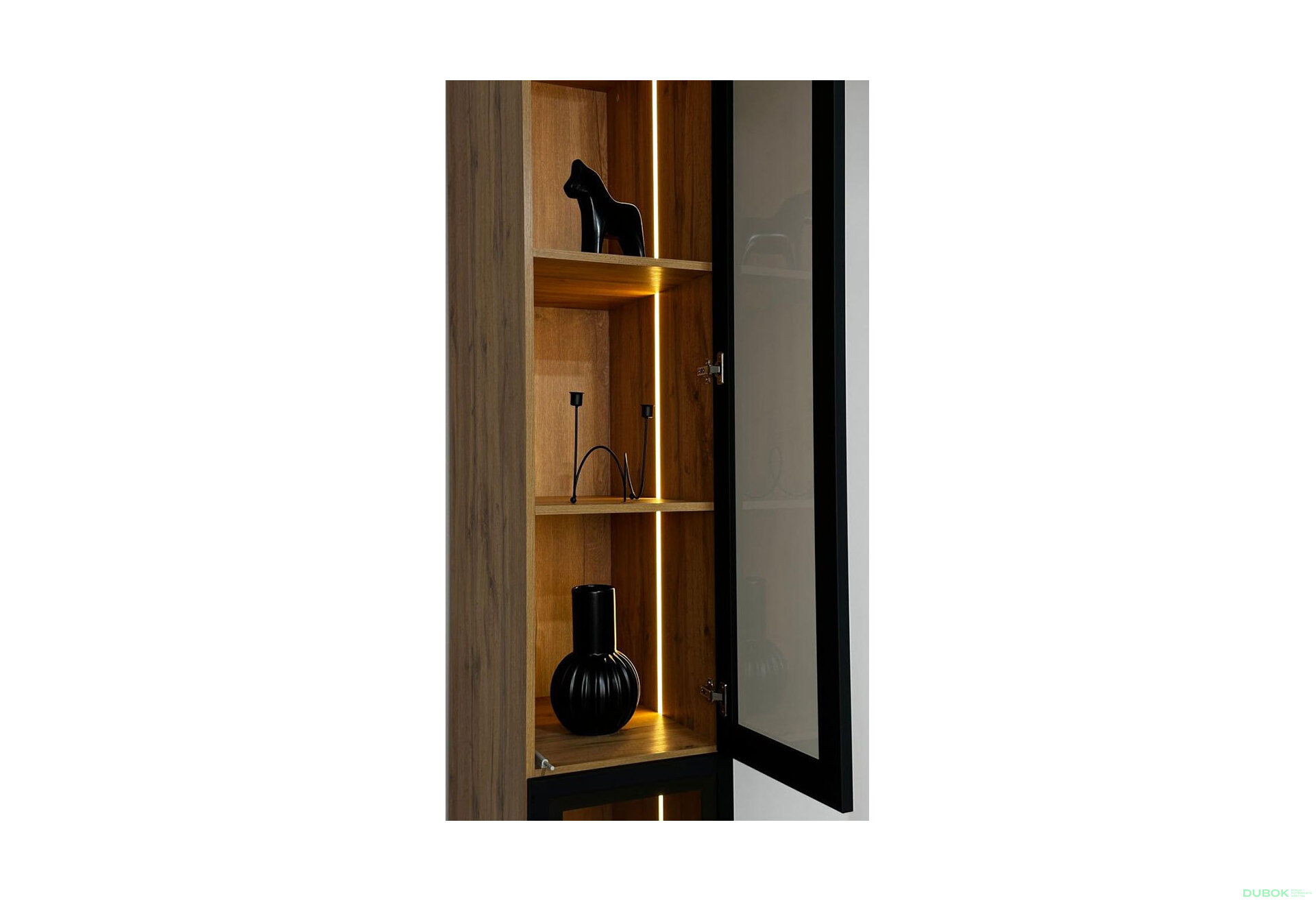 Obrázek 7 - Modul s osvětlením (v-2200*400) dub apalačský Space