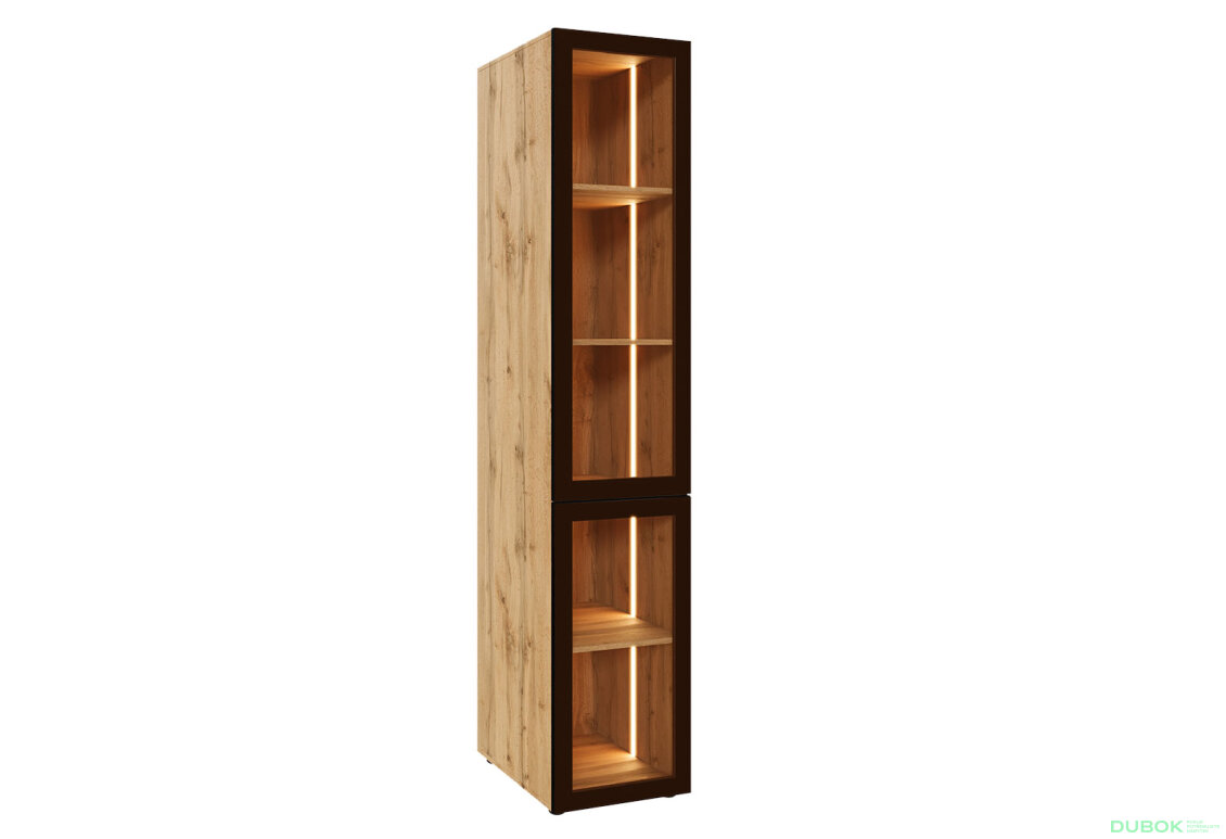 Modul s osvětlením (v-2400*400) dub apalačský Space