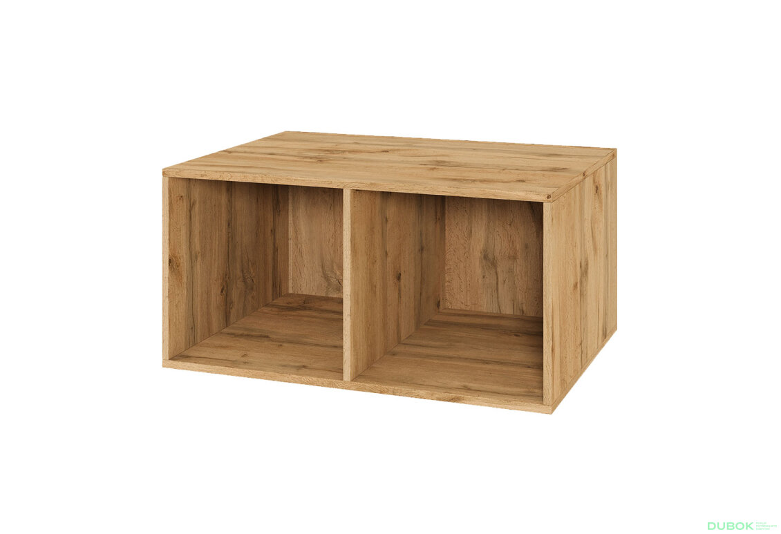 Obrázek 18619 - Nástavec na skříň 80 cm dub apalačský / nymphaea alba Space