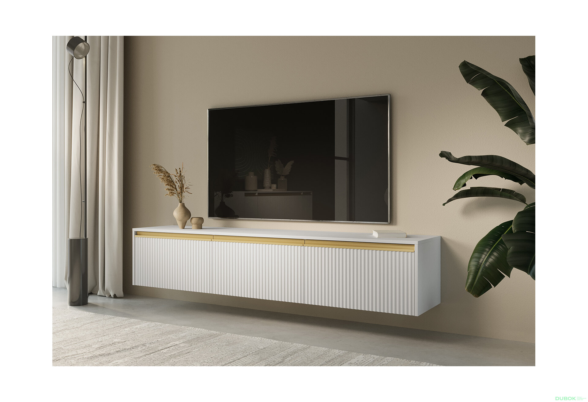 Obrázek 4 - TV stolek RTV-180 bílý Royal