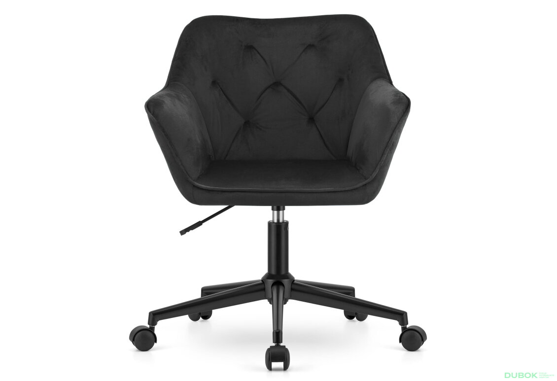 Obrázek 2 - Křeslo s otočným mechanismem COPA - černý samet