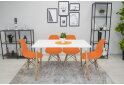 Obrázek 12 - Židle OSAKA oranžová / nohy přírodní x 1